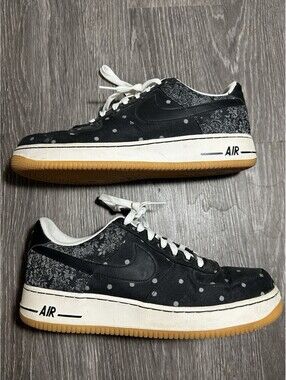 Nike Air Force 1 Low 07 LV8 Mens 10.5 Black White 718152001